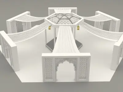 Ramadan tent  3D model