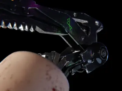 Mantis Blade CYBERPUNK Low-poly 3D model