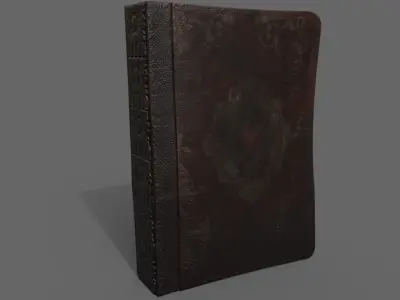 Old Book Low-poly 3D model