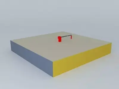 articulated beam Free 3D model