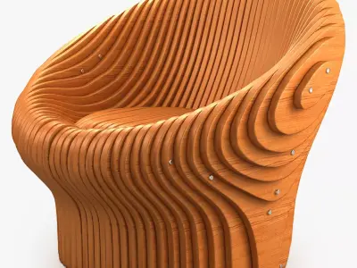 Parametric Chair  04 3D model