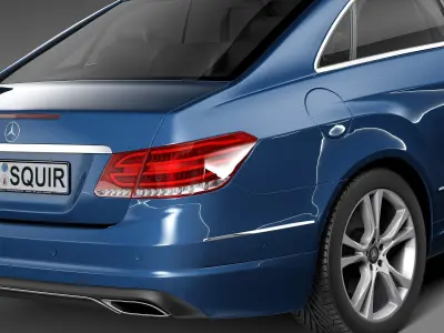 Mercedes-Benz E-Class Coupe 2015 3D model