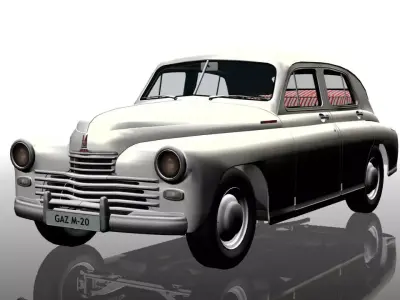 GAZ-M20 Pobeda 3D model