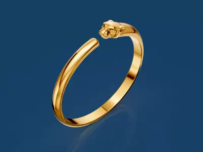 PANTHER BRACELET 3D print model