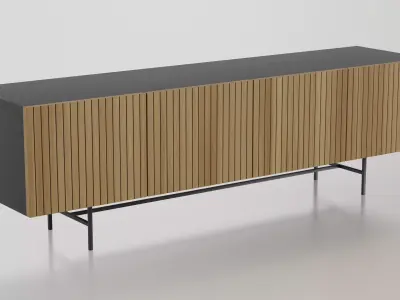 Tv Stand - Tv Bench - Media Unit 3D model
