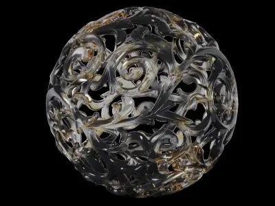 Scroll Ball 3D print model