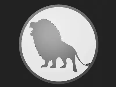 Lion Circle 3D model