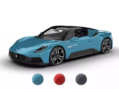 Maserati MCPura 2026 3d model 3D model