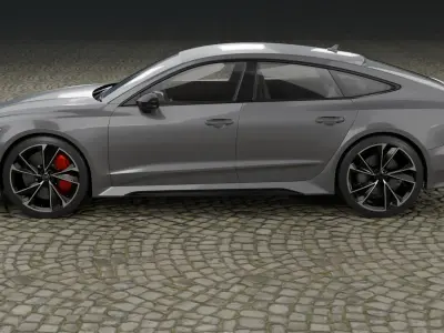 Audi RS7 Sportback 2020 3D model