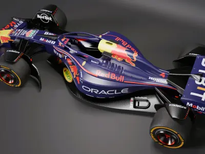 Formula 1 Car - Red Bull Concept 3D model