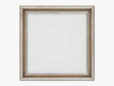 Frame square with picture 04 3D model