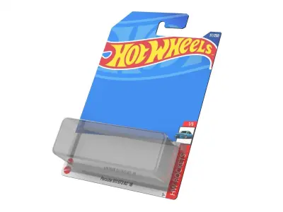 Hot Wheels big package Low-poly 3D model
