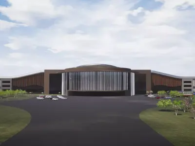 Arts and culture Entertainment Center 3D model