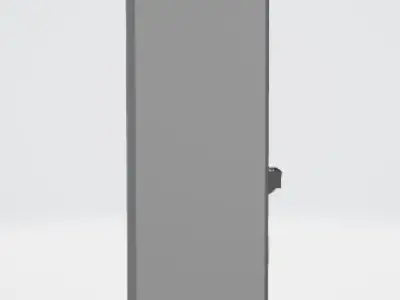 Gas Pump Low-poly 3D model