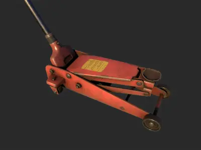 Car Jack Low-poly 3D model