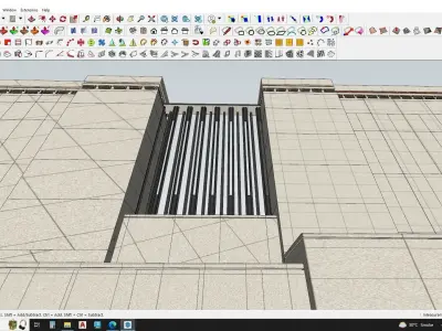 boundary wall 3d model 3D model