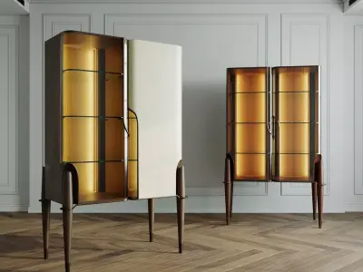 Melting light Vitrine by Turri  3D model