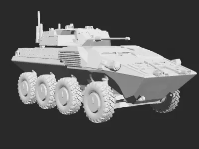 B2 centauro 30mm concept 3D print model