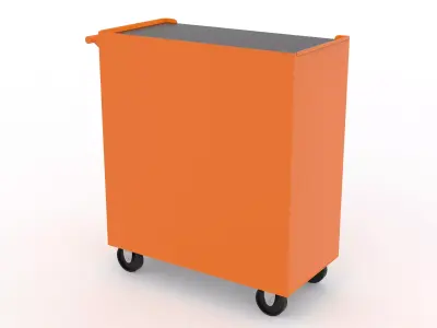 garage tools Low-poly 3D model