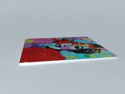 Pop Art - Marilyn Monroe Poster 70x70cm Free 3D model