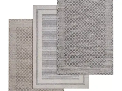 Rug Set 1385 3D model
