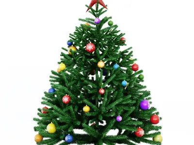 Christmas Tree green 2016 3D model