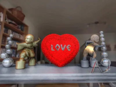 DECORATIVE KIT Low-poly 3D model