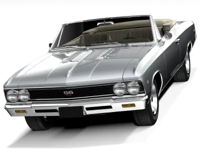 Chevrolet Chevelle SS Convertible 1966 3D model