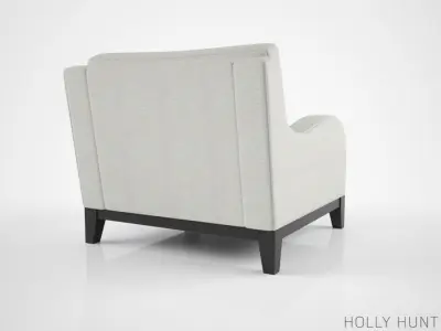 Holly Hunt Nabab Lounge chair 3D model