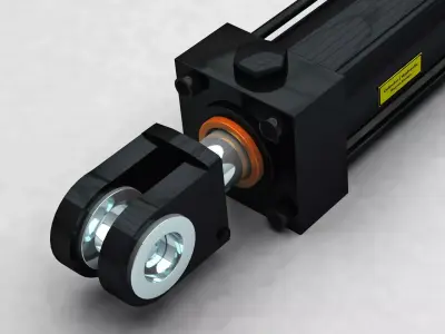 Hydraulic Cylinder 3D model order