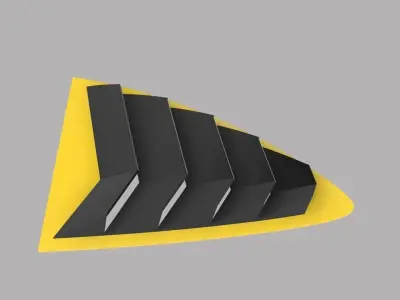 TOYOTA 86 LOUVERS  3D print model