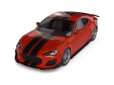 Coupe Car 3D model order