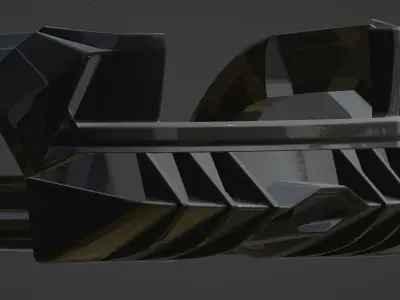 Furioso Toros Venuum Kit Car Low-poly 3D model