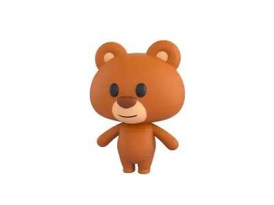 Character004 Bear 3D model