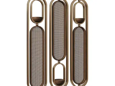 27 Glass Door Partition 3D Models   OBJ FBX Low-poly 3D model