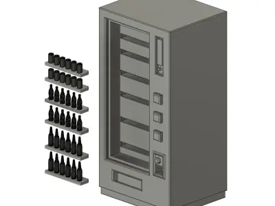 Drinks Dispencer 1-64 scale for diorama 3D print model