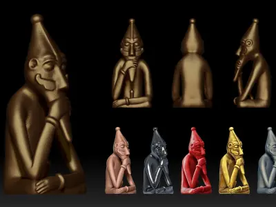 Ancient Gods and Goddess Collection - CNC 3D print model