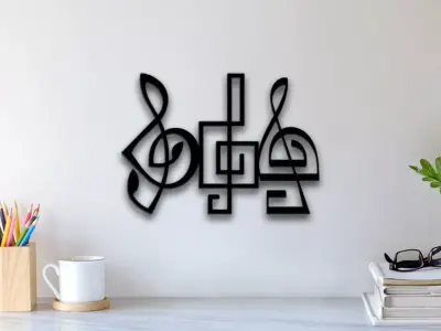 Musical Wall Art 3D print model