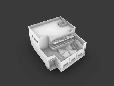 CAFE MORROCOO 3D model