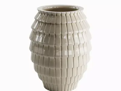 Porcelain Vase 01 3D model