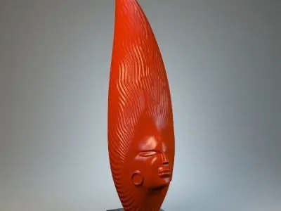 The African Sculpture P 3D print model