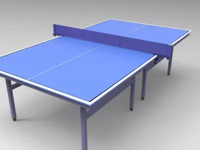 Table tennis table 3D model