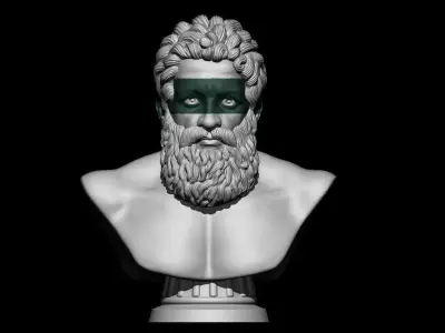 The Last Supper Hercules Greek Statue Renaissance 3D print model