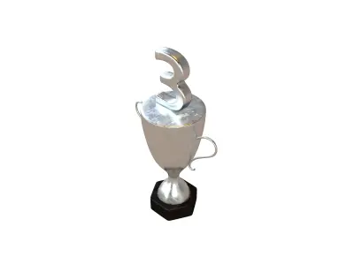 Trophy v6 002 Low-poly 3D model