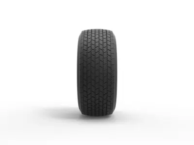 Wheel of Dirt Modified stock car V2 Scale 1 to 25 3D print model