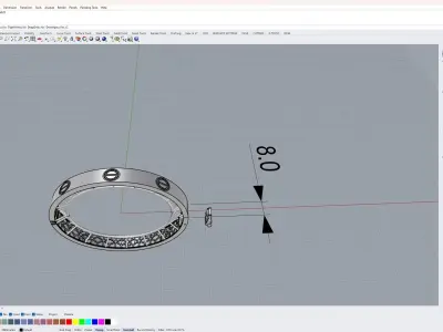 8mm bracelets 3D print model