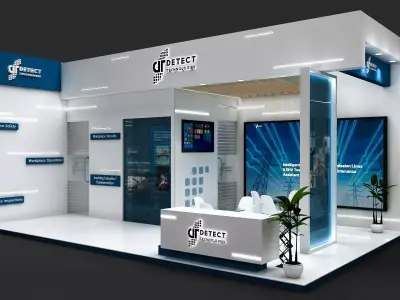 Stall Exhibition 3D model purchase