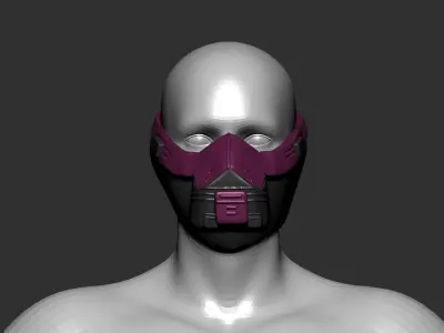 helmet high poly sculpt 3d printable 3D model buy