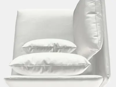 SODERHAMN Corner section Low-poly 3D model