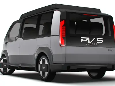 Kia PV5 RoboTaxi 2025 3D model